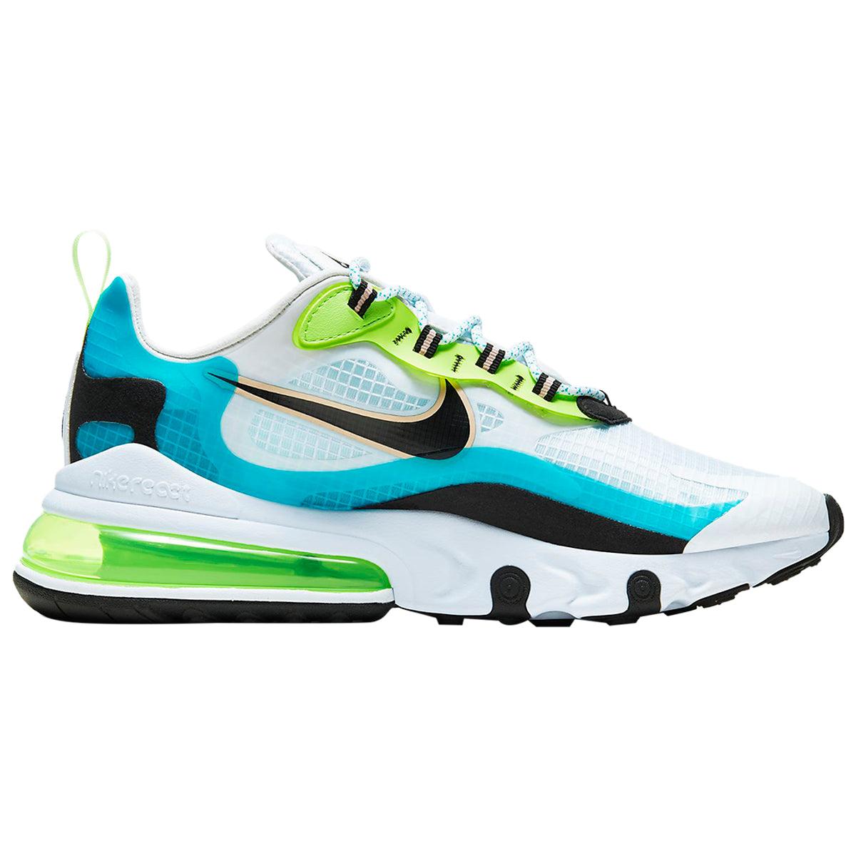 Nike Air Max 270 React Oracle Aqua Ghost Green