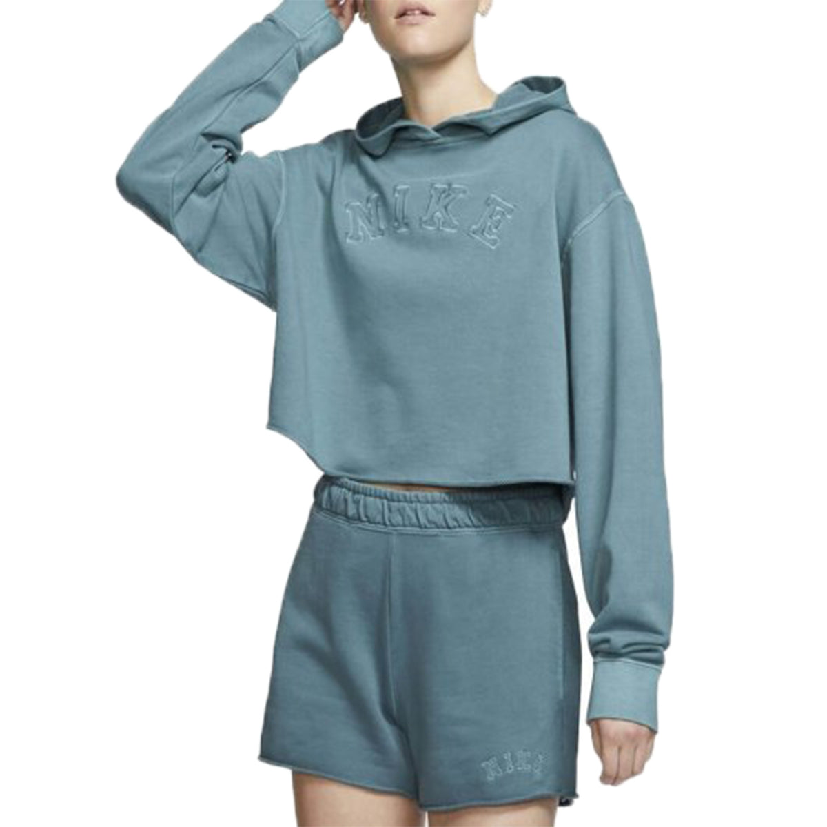 Nike Sportswear Washed Pullover Hoodie Womens Style :