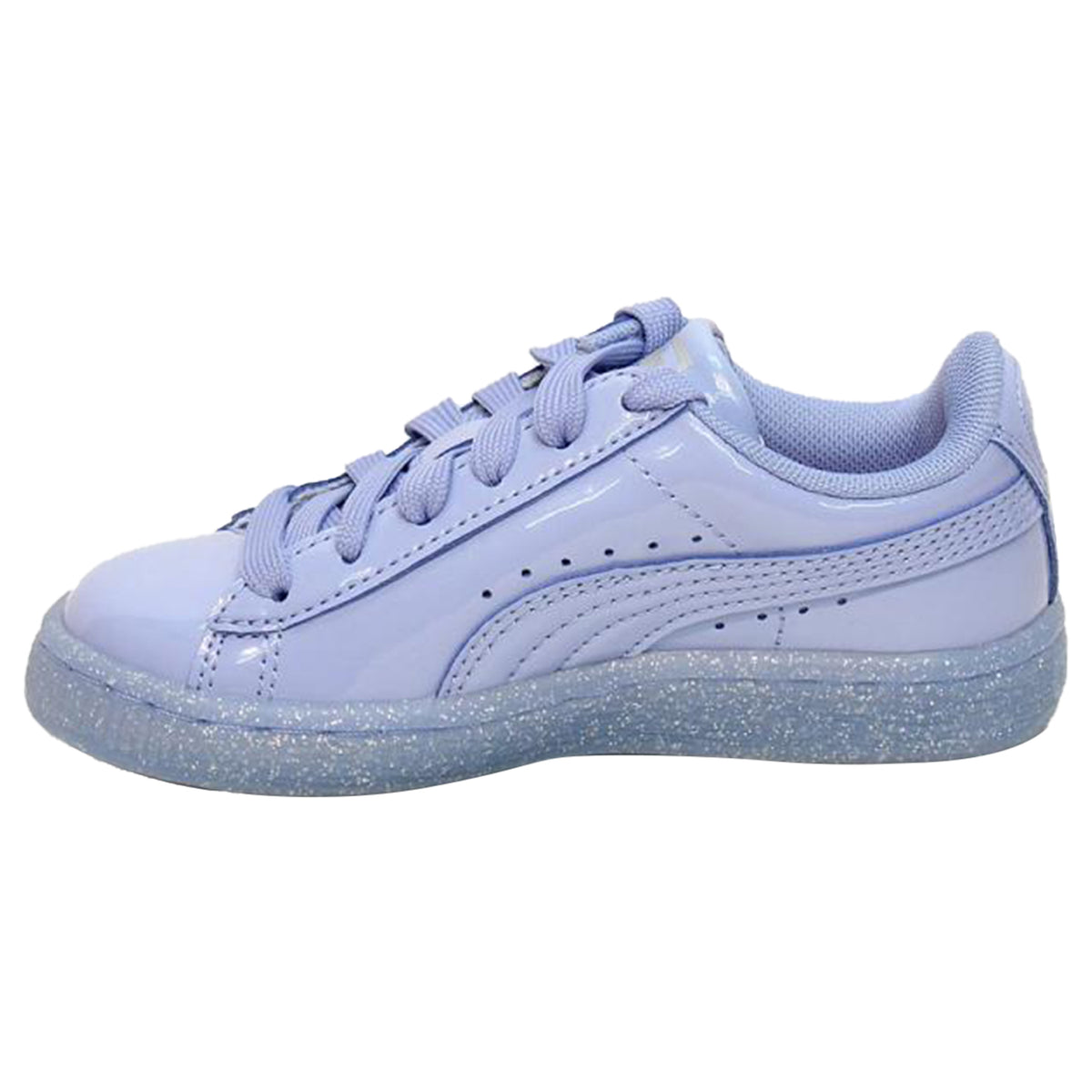 Puma Basket Ptnt Iced Glitter Toddlers Style : 362467