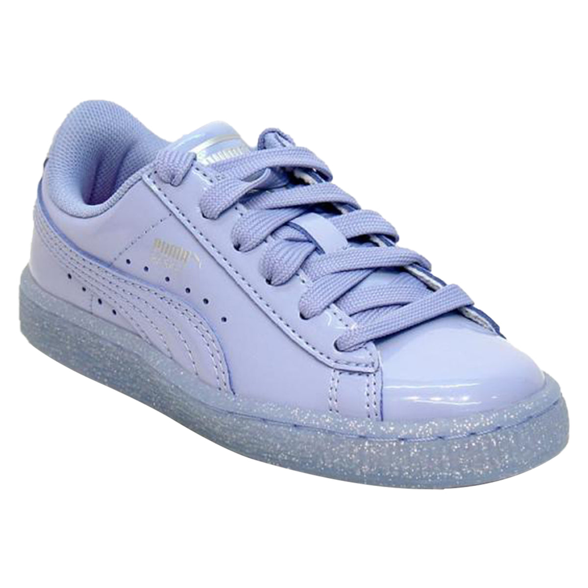 Puma Basket Ptnt Iced Glitter Toddlers Style : 362467