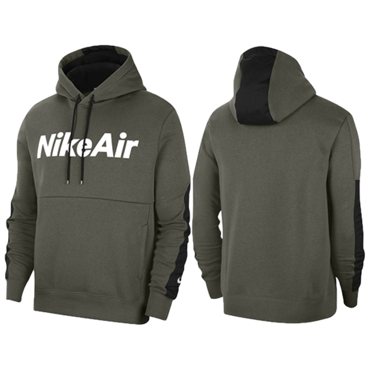 Nike Air Block Logo Fleece Hoodie Mens Style : Cu4139