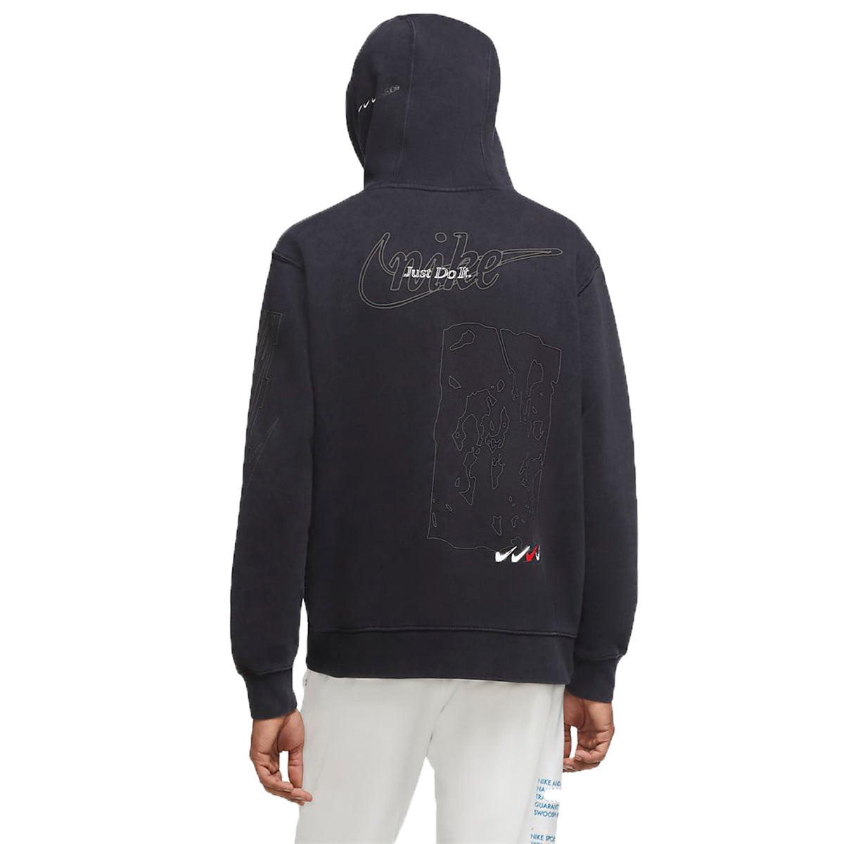 men's nike sportswear just do it fleece pullover hoodie