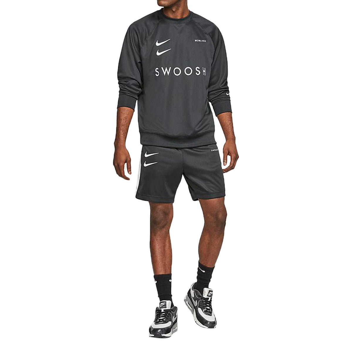 Nike Sportswear Swoosh Long Sleeve T-shirt Mens Style : Cj4840