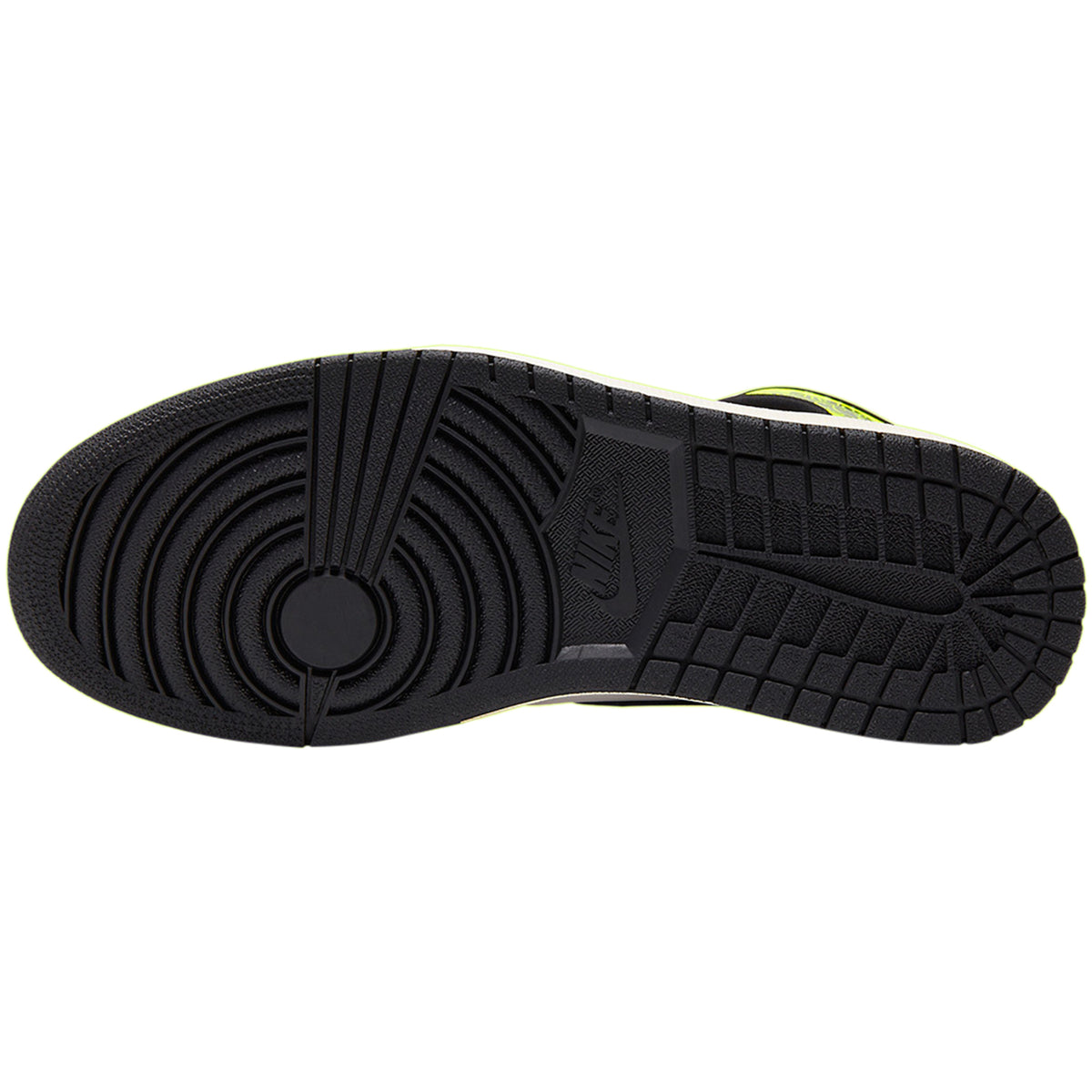 Jordan 1 Retro High White Black Volt University Gold