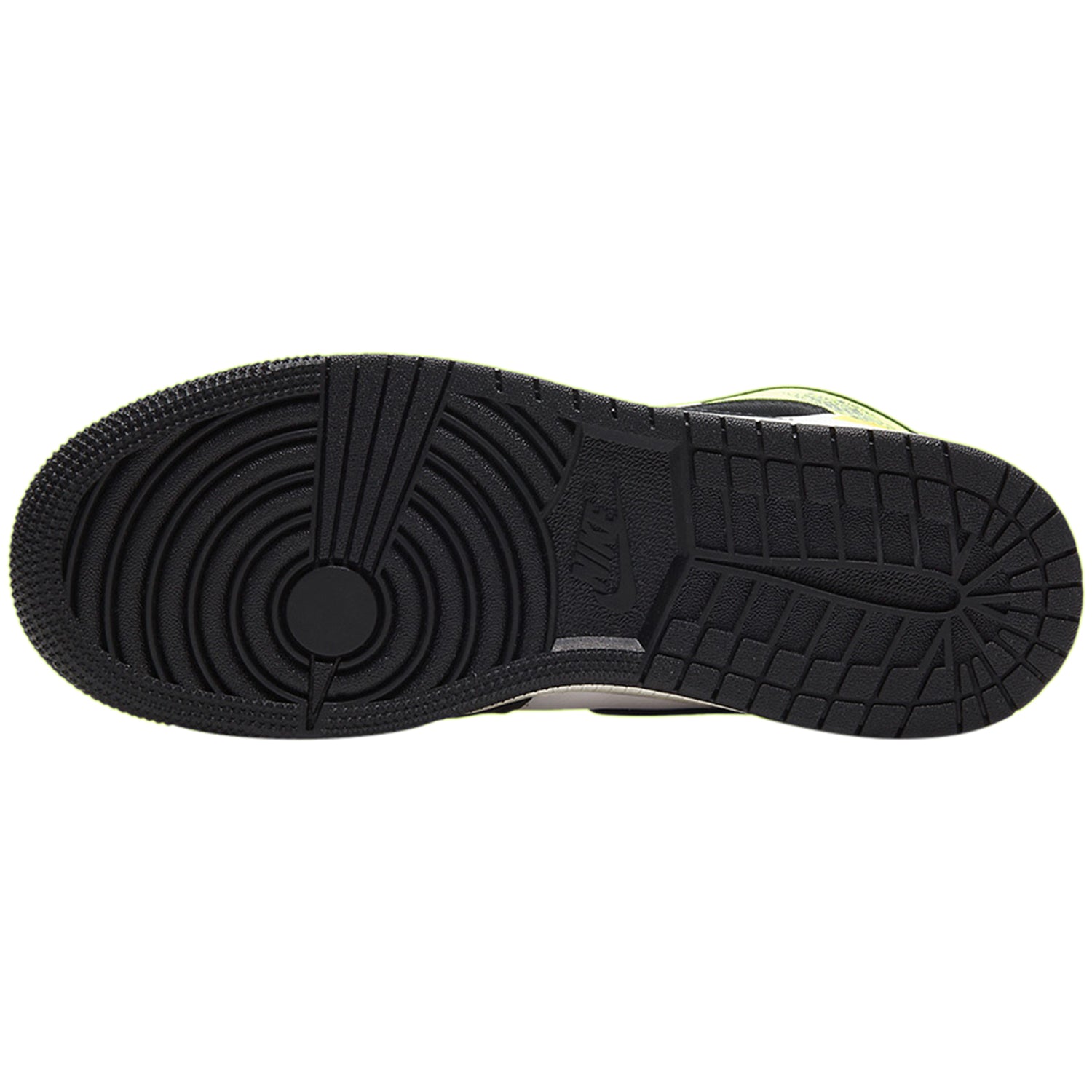 Jordan 1 Retro High White Black Volt University Gold (GS)