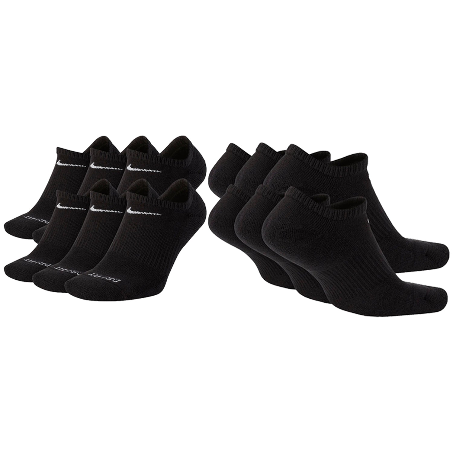 Nike Everyday Plus Cushion No Show 6 Pack Mens Style : Sx6898