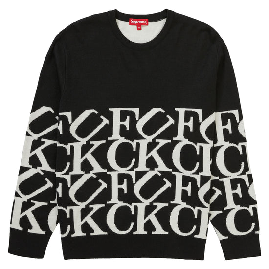 Supreme Fuck All Sweater Mens Style : Ss21sk15