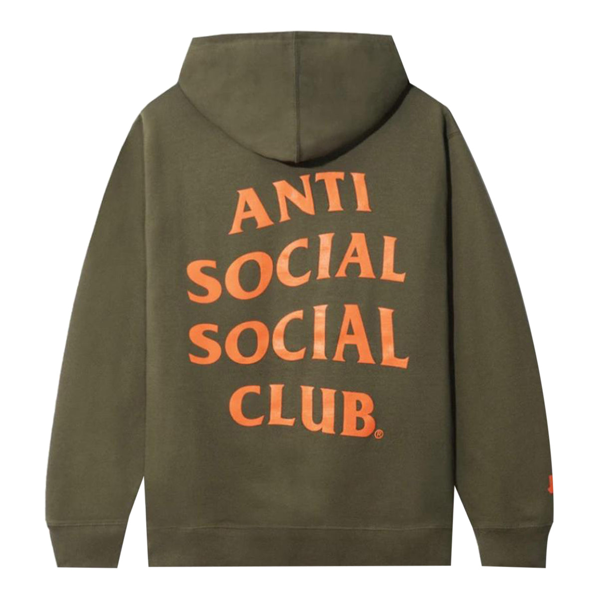 Anti Social Social Club x Undefeated Paranoid Hoodie Olive