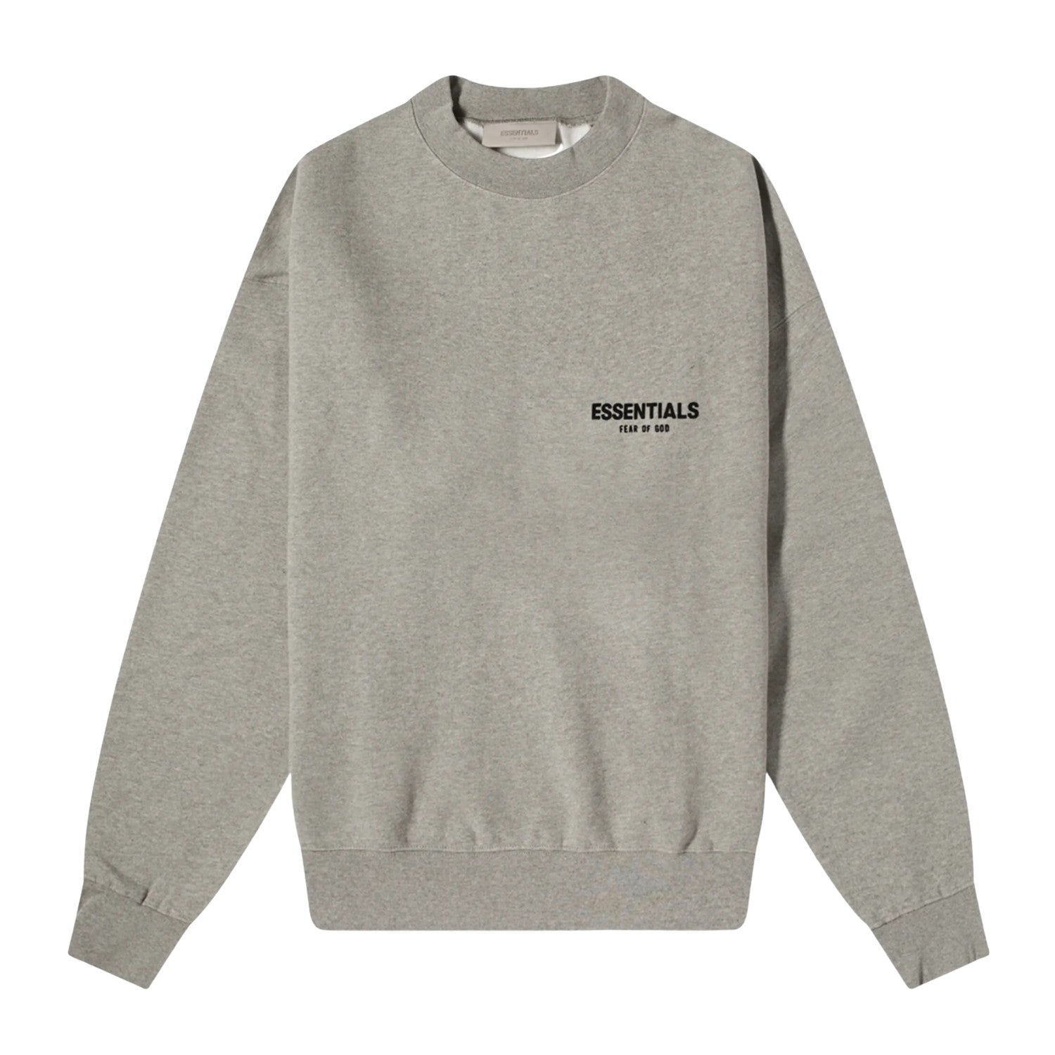 Fear Of God Essentials Back Logo Crewneck Long Sleeve T-shirt Mens Style : 619526