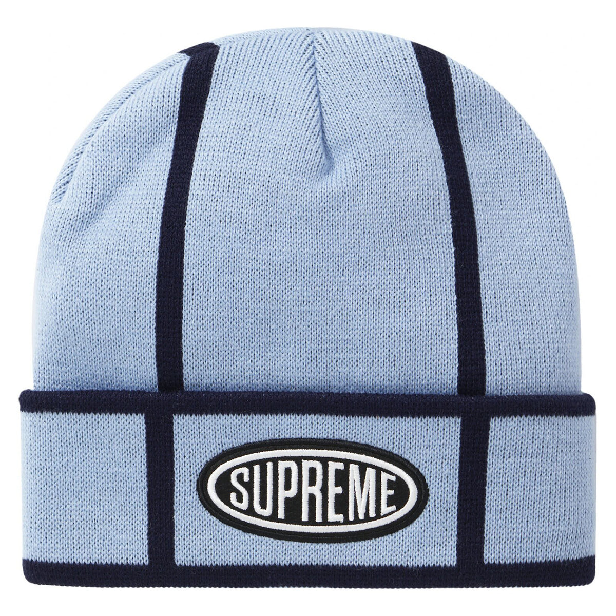 Supreme Grid Beanie Light Blue