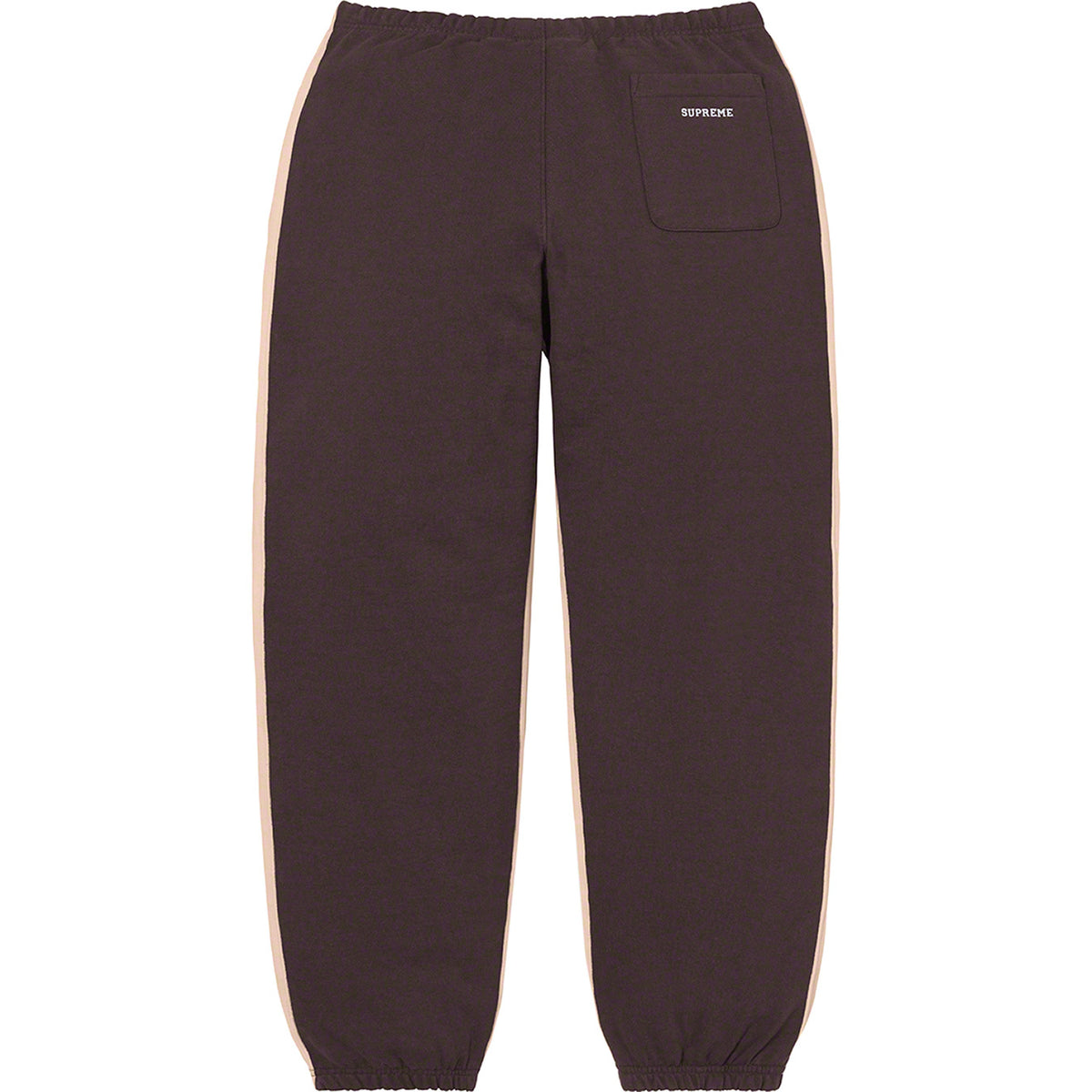 Supreme S Logo Split Sweatpant Tan