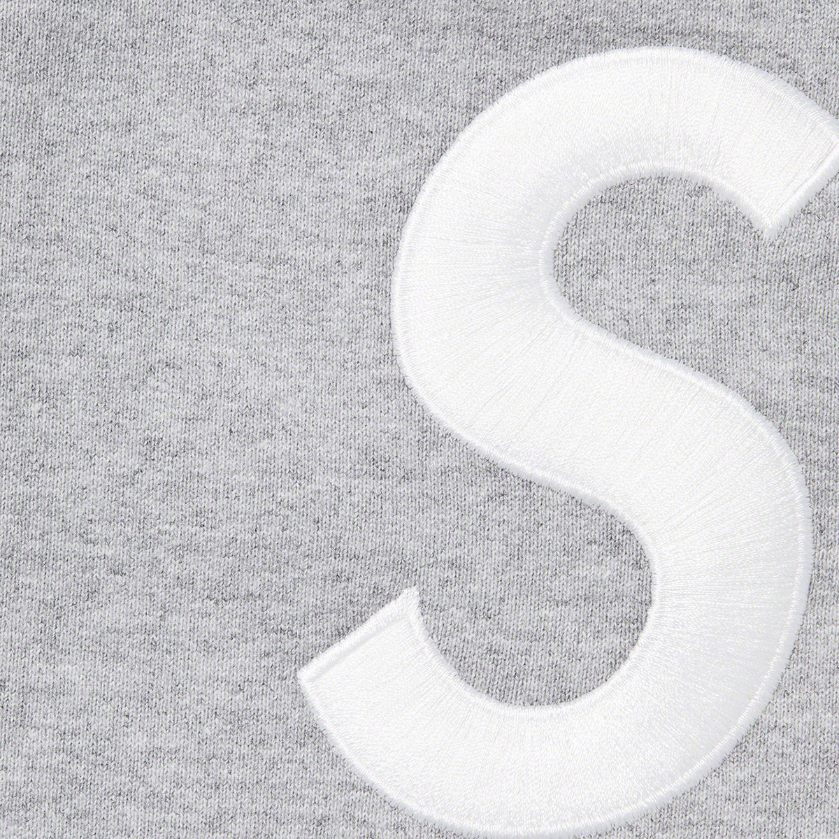 Supreme S Logo Split Sweatpant Heather Grey