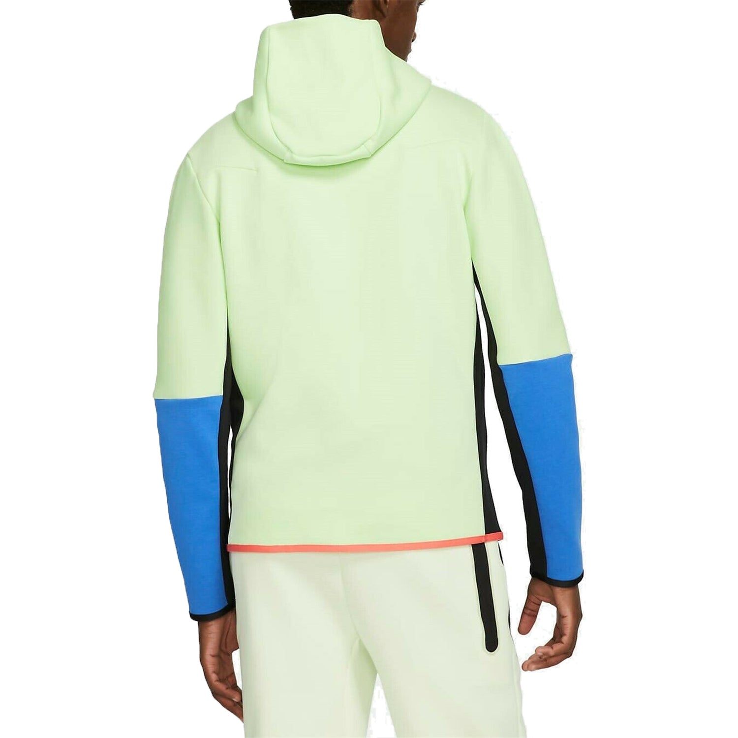 Nike Tech Fleece Full Zip Hoodie Lime Ice/Black/Signal Blue/Black