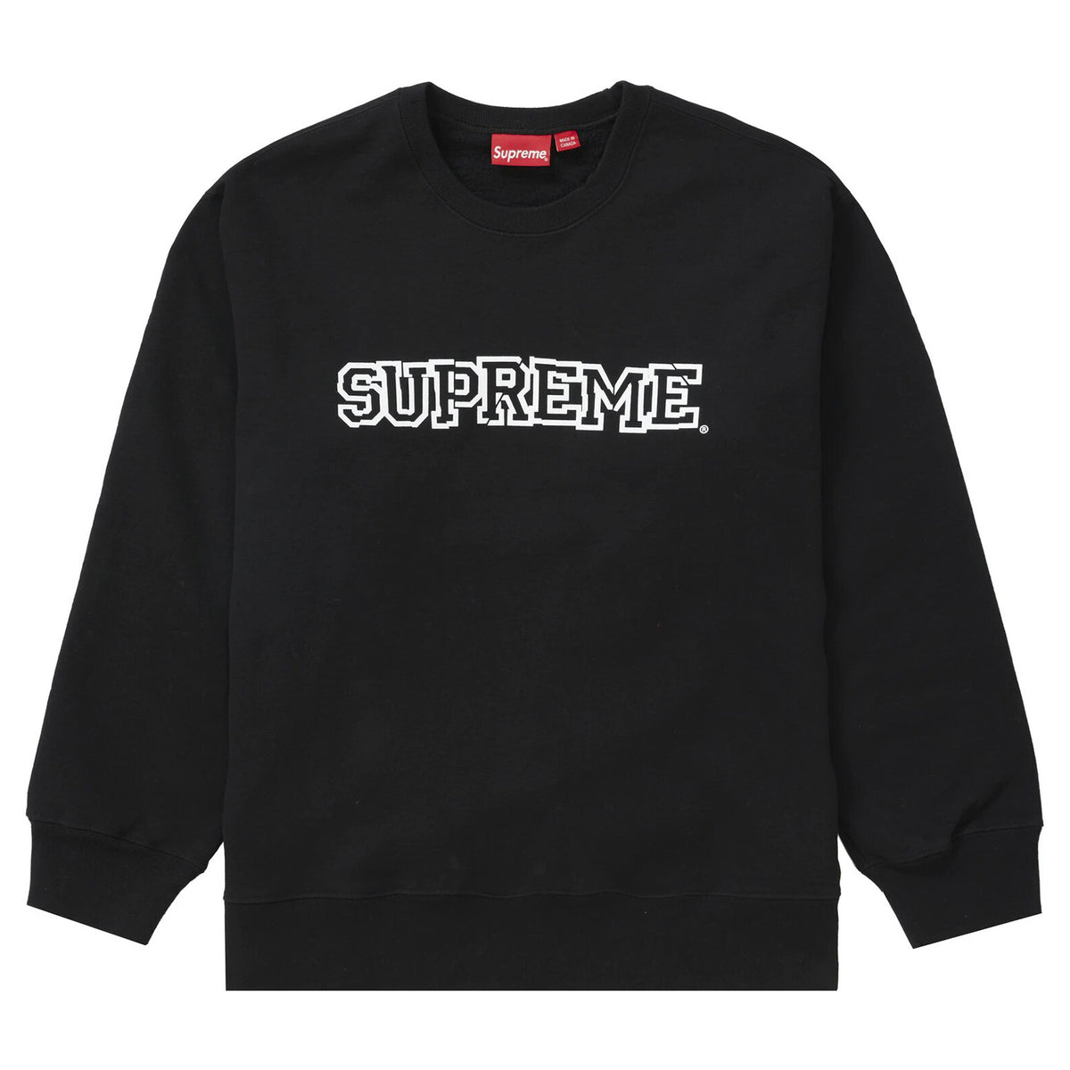 Supreme Shattered Logo Crewneck Black