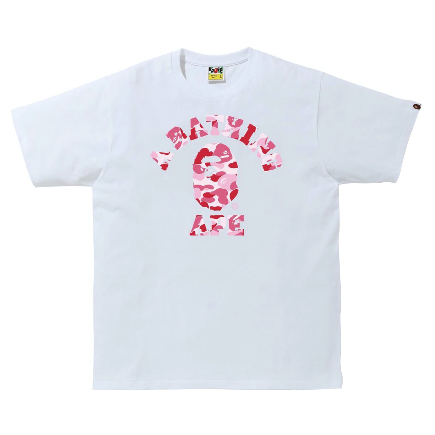 Bape Abc Camo College Tee (Ss21) Mens Style : 912750