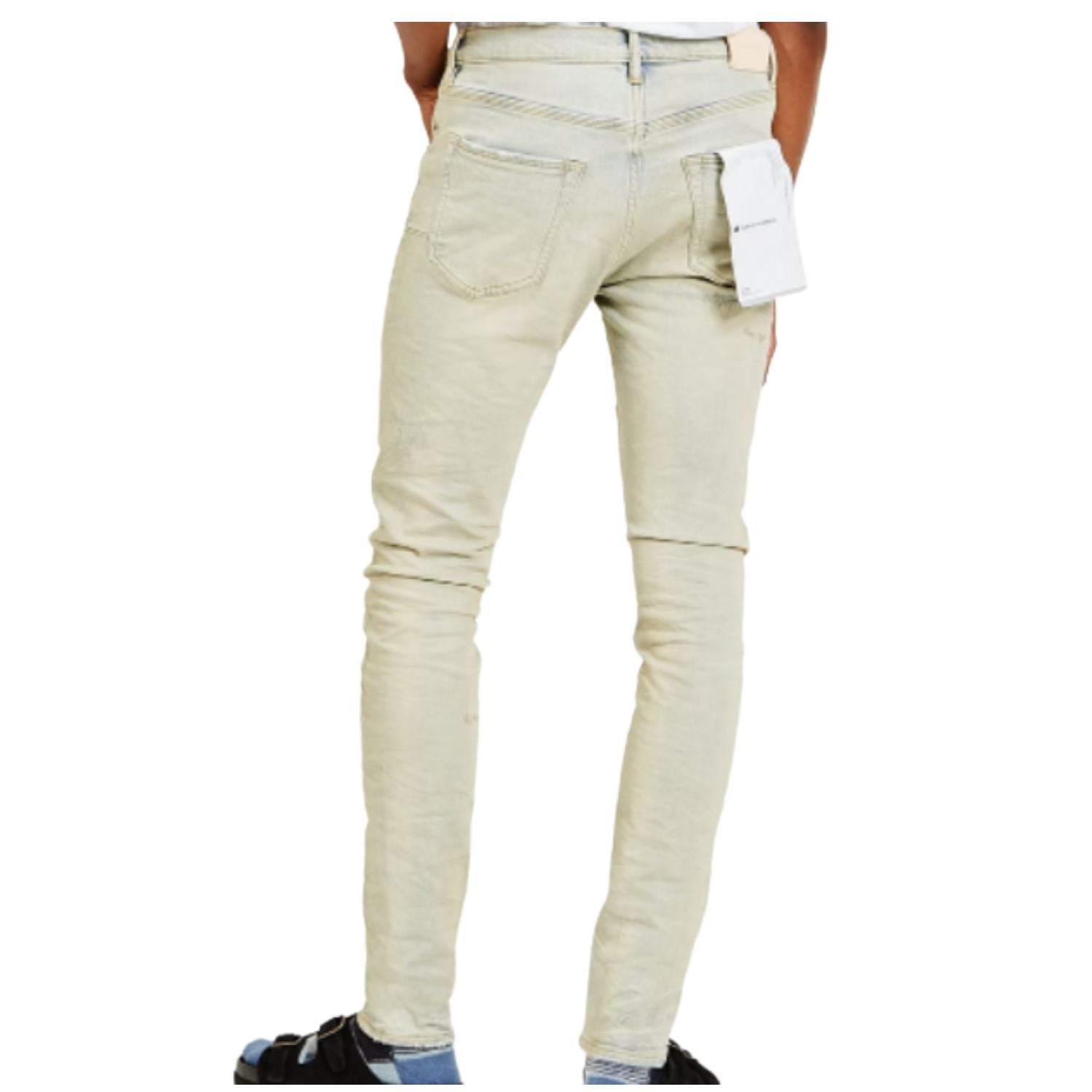 Purple Slim Fit Jeans-low Rise With Slim Leg Mens Style : P001-sor