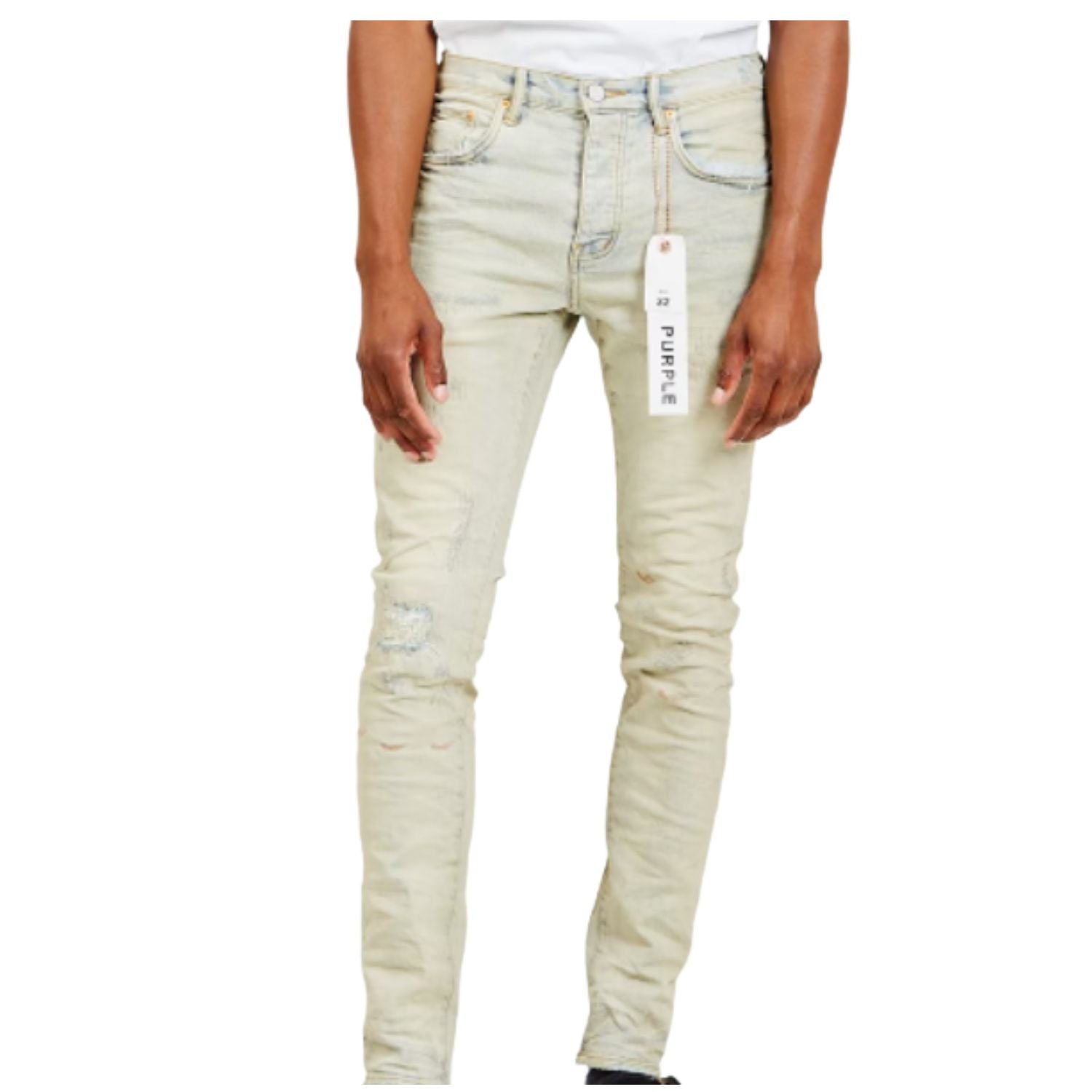 Purple Slim Fit Jeans-low Rise With Slim Leg Mens Style : P001-sor