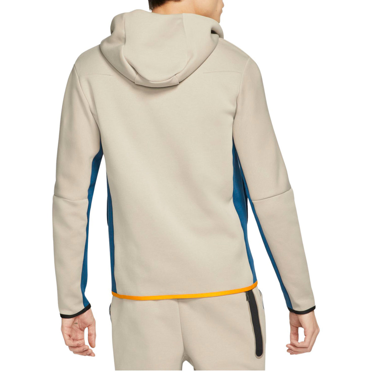 Nike Tech Fleece Full-Zip Hoodie Cream/Court Blue/Black