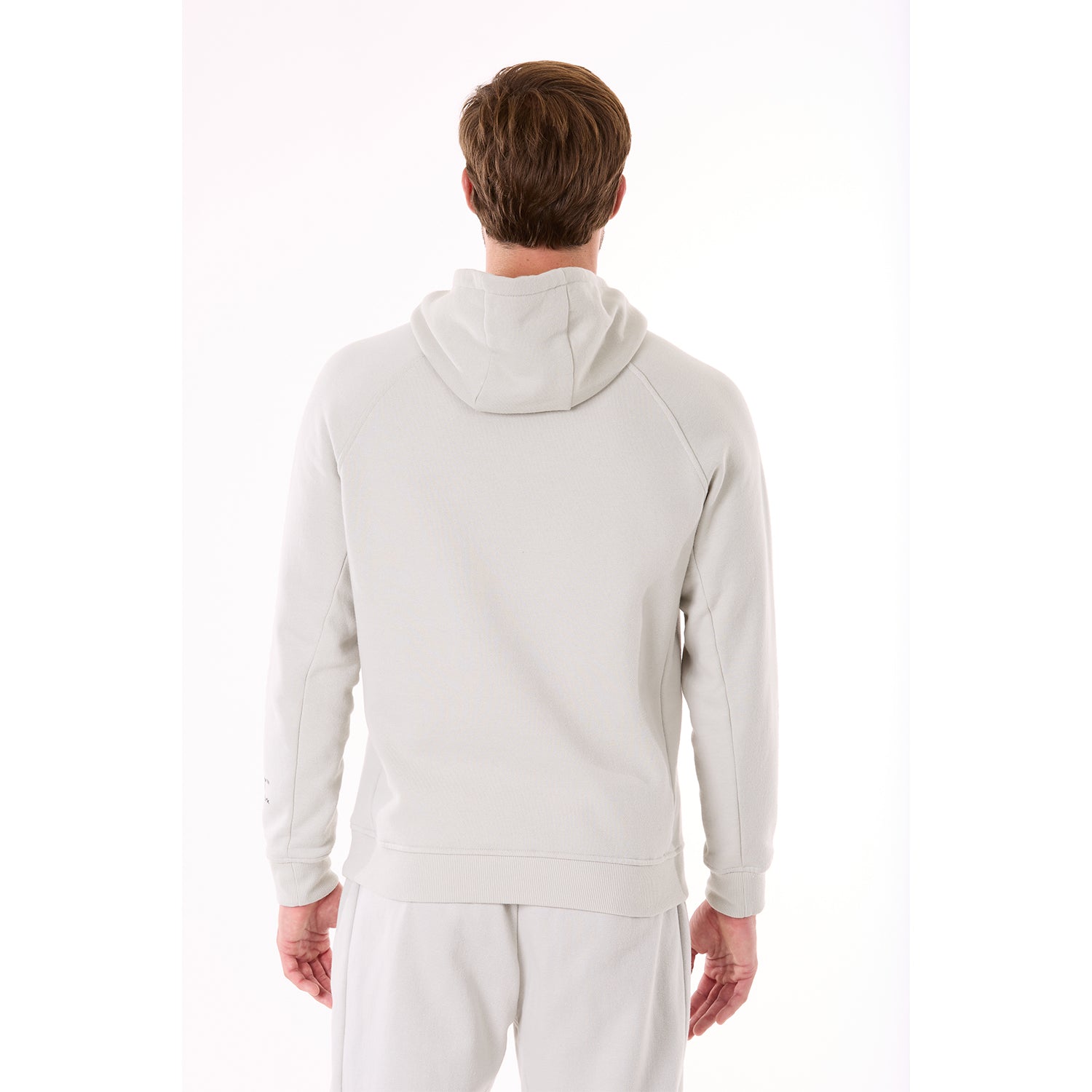 G WEST MENS FLEECE PULLOVER HOODIE - STORMY GRAY