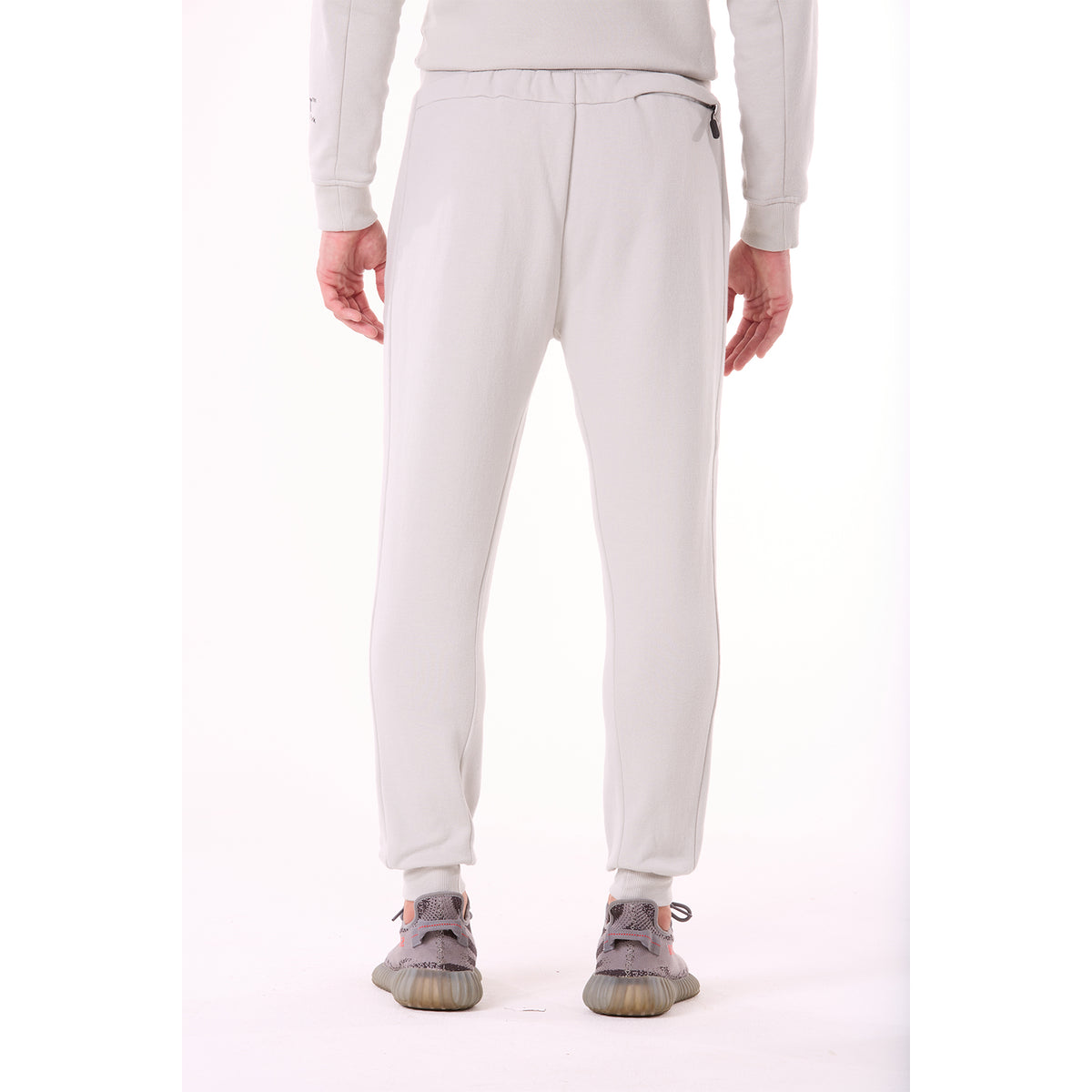 G WEST MENS FLEECE JOGGER PANTS - STORMY GRAY
