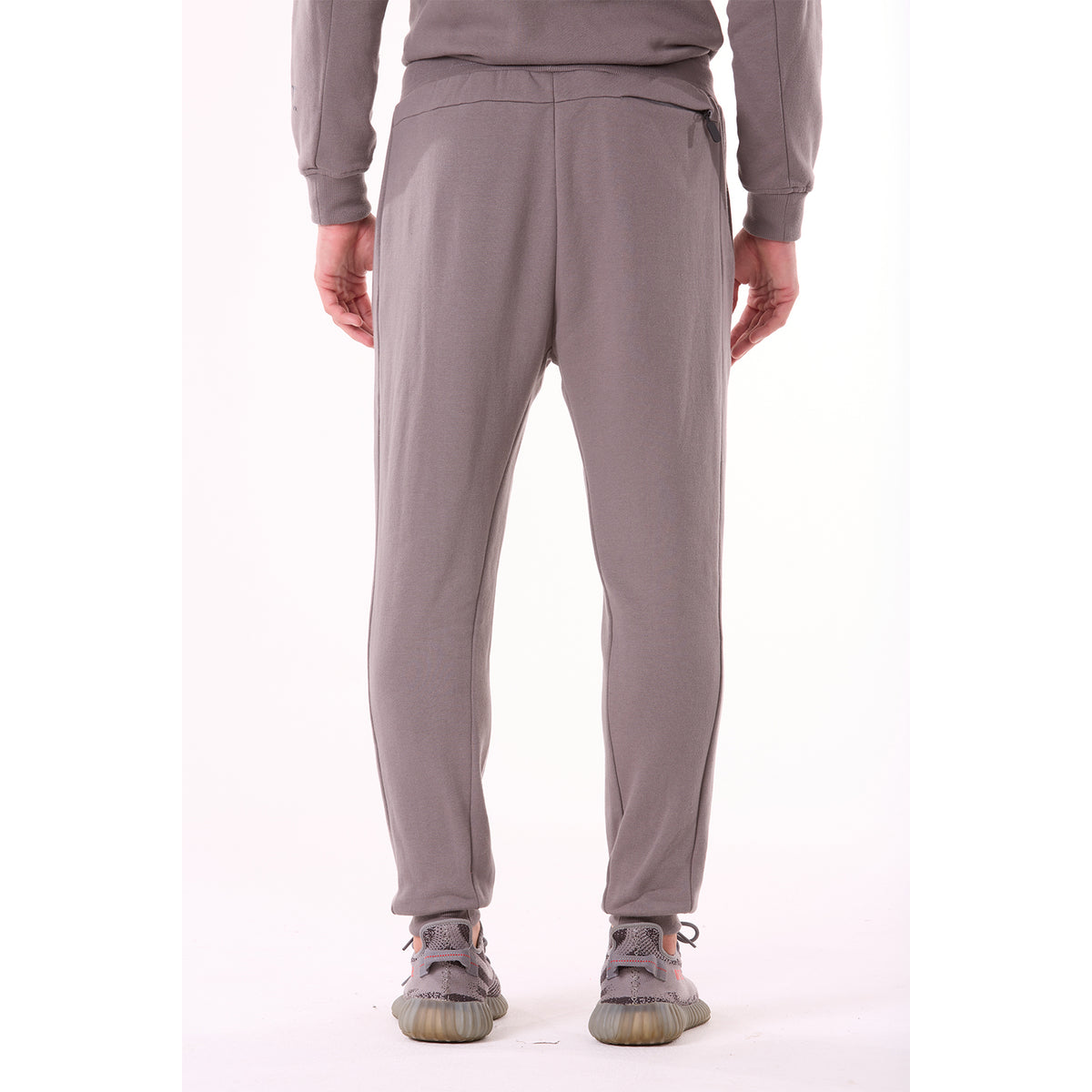 G WEST MENS FLEECE JOGGER PANTS - CHARCOAL GRAY
