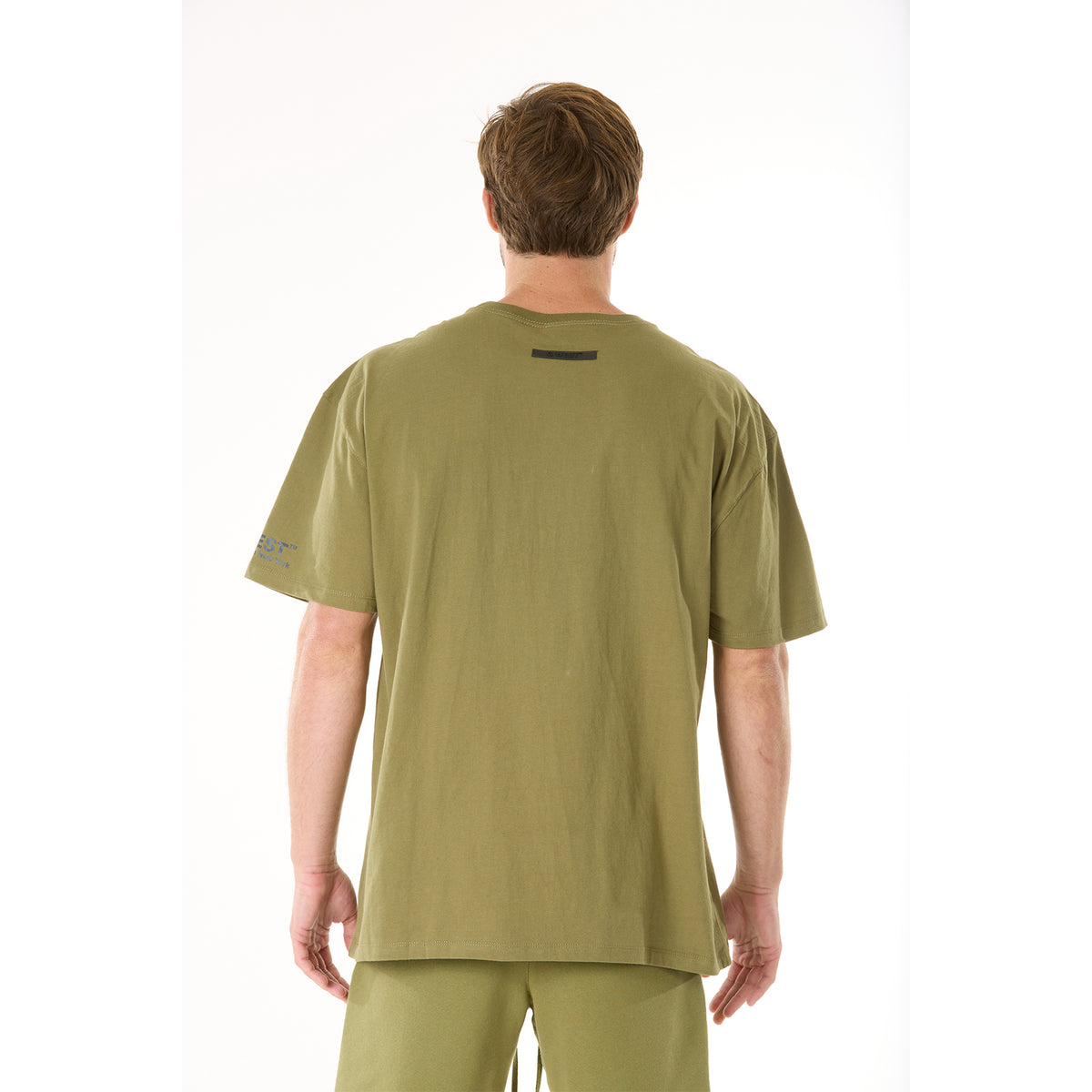 G WEST MENS LIFESTYLE PREMIUM T-SHIRT - CAPULET OLIVE