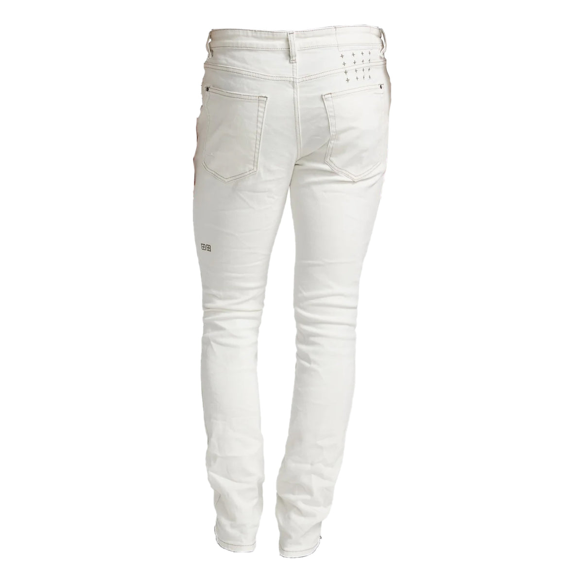 Ksubi Van Winkle Ivory Trashed Jeans Mens Style : 5000006620