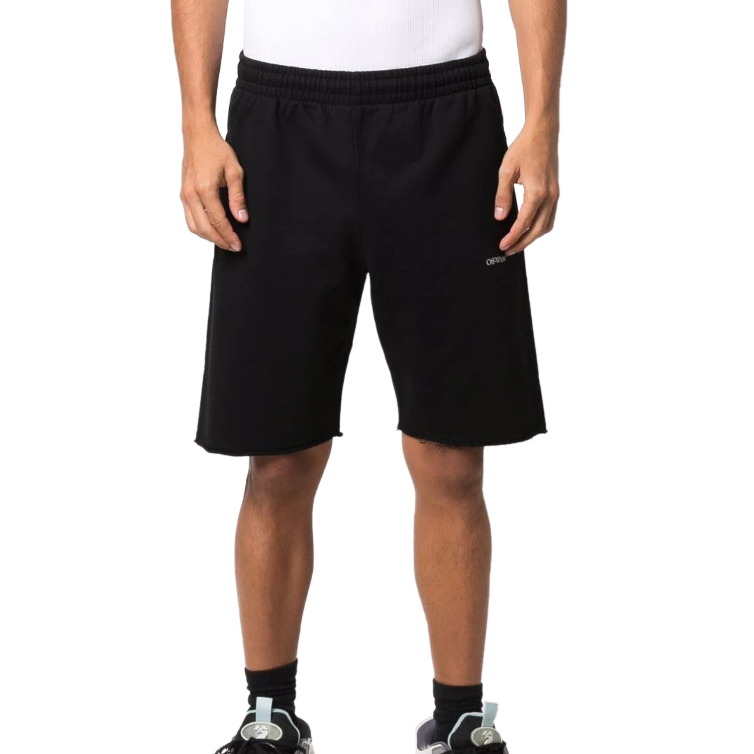 Off-white Tornado Arrow Sweatshorts Mens Style : Omci006f21fle0061084