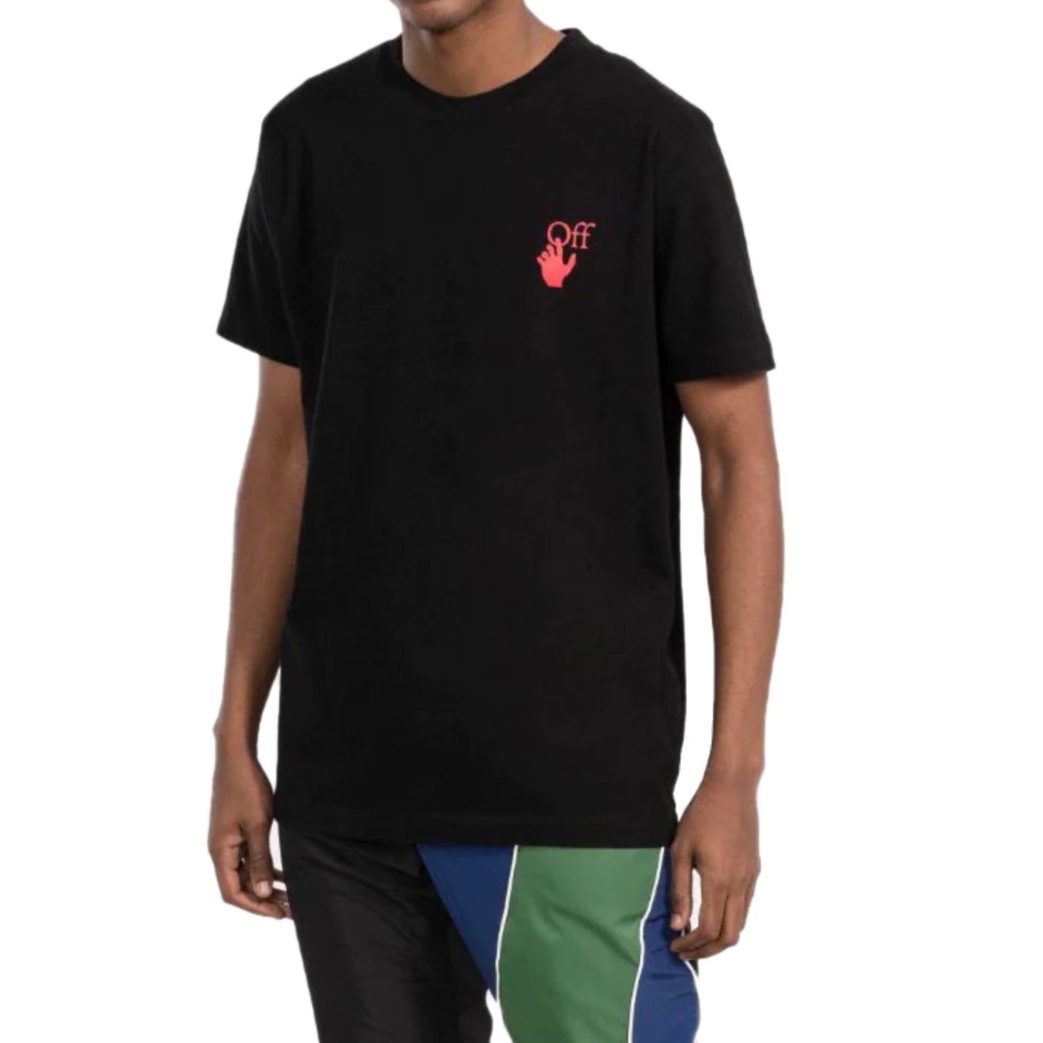 Off-white Starred Arrow S/s Slim Tee Mens Style : Omaa027f21jer0081025
