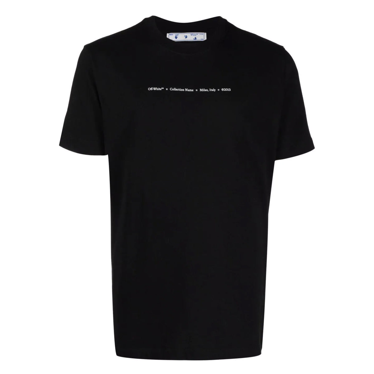 Off-white Tornado Arrow S/s Slim Tee Mens Style : Omaa027f21jer0101084