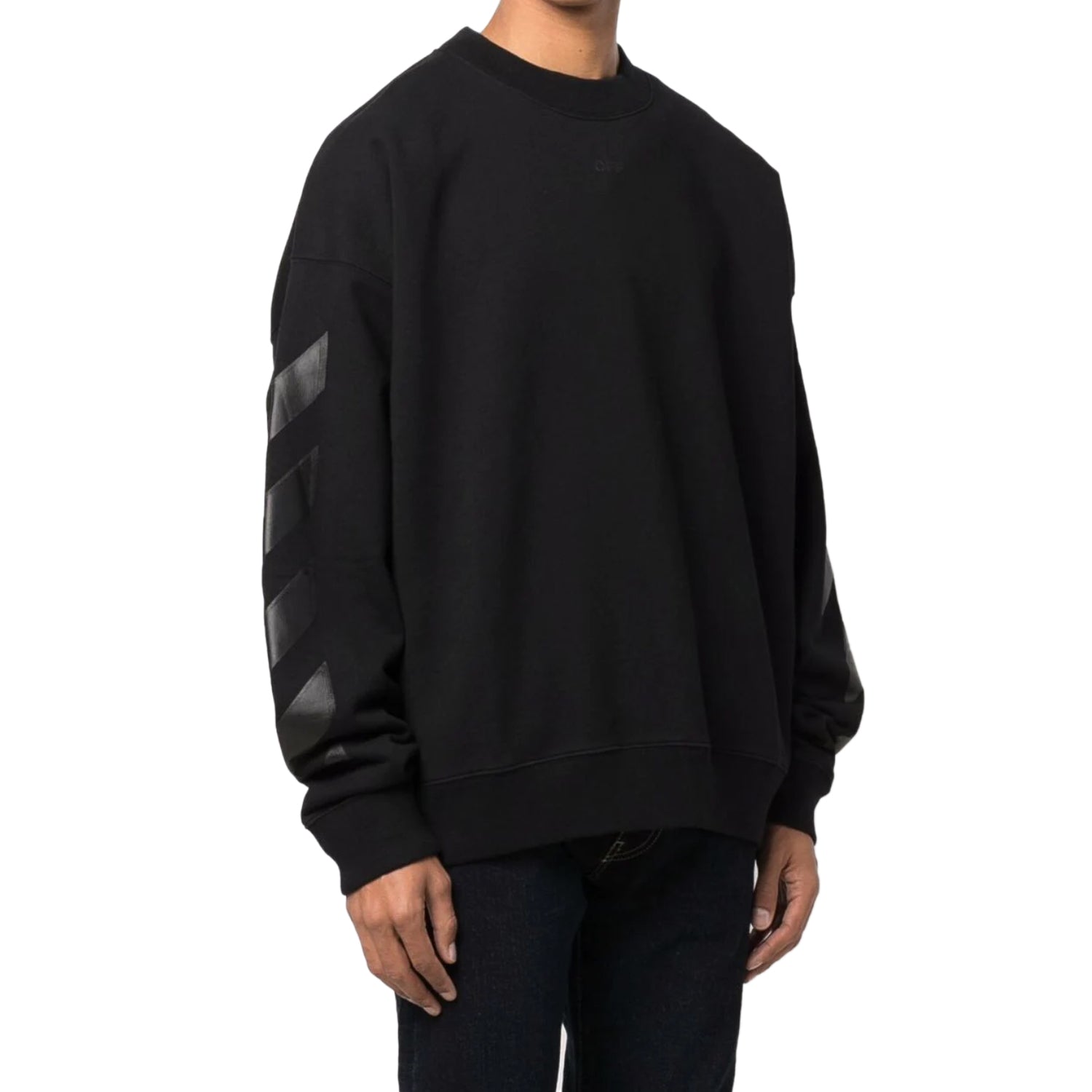 Off-white Rubber Arrow Skate Crewneck Mens Style : Omba054f21fle0071010