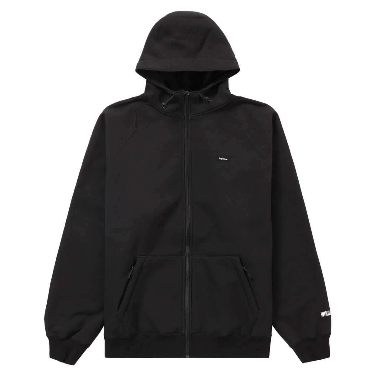 Supreme WINDSTOPPER Zip Up Hooded Sweatshirt (FW21) Black