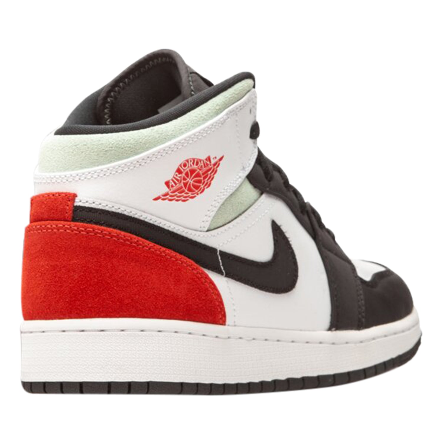 Jordan 1 Mid SE White Black Red Spruce (GS)