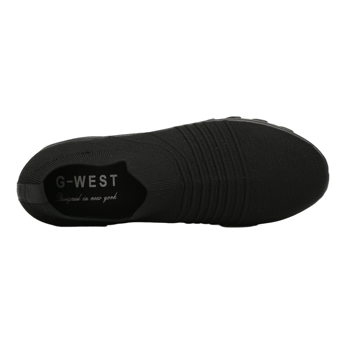 G WEST WOMENS KNIT SLIP ON SHOES