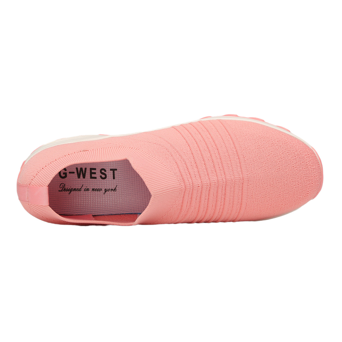 G WEST WOMENS KNIT SLIP ON SHOES