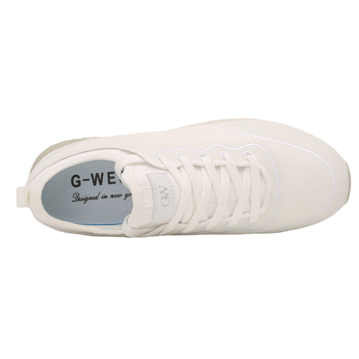 G WEST WOMENS LACE UP SNEAKER