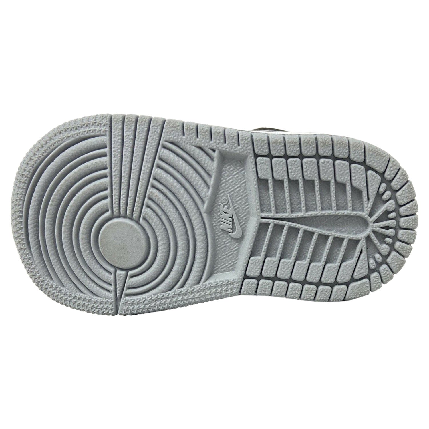 Jordan 1 Mid Black Particle Grey Gym Red (TD)