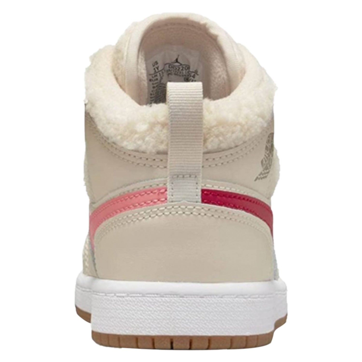 Jordan 1 Mid Fleece Pearl White (PS)