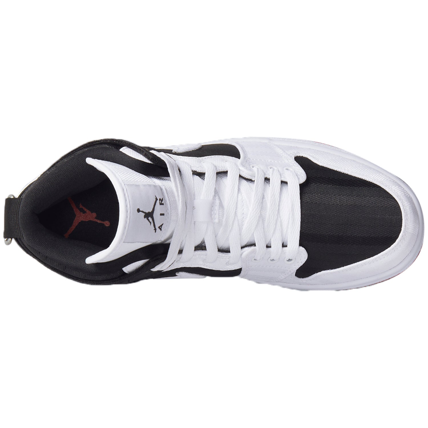 WMNS AIR JORDAN 1 MID SE UTILITY 'WHITE BLACK GYM RED'