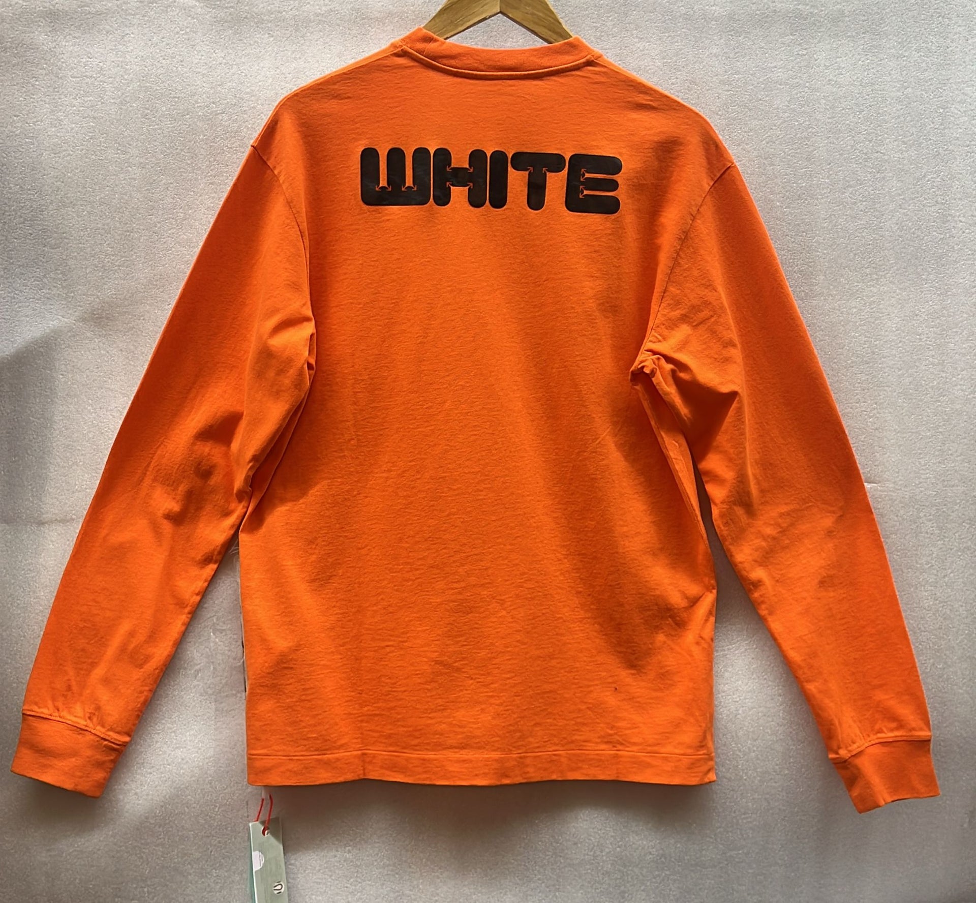 Off-white Arrows Font L/s Skate Tee Mens Style : Omab064f21jer0052010