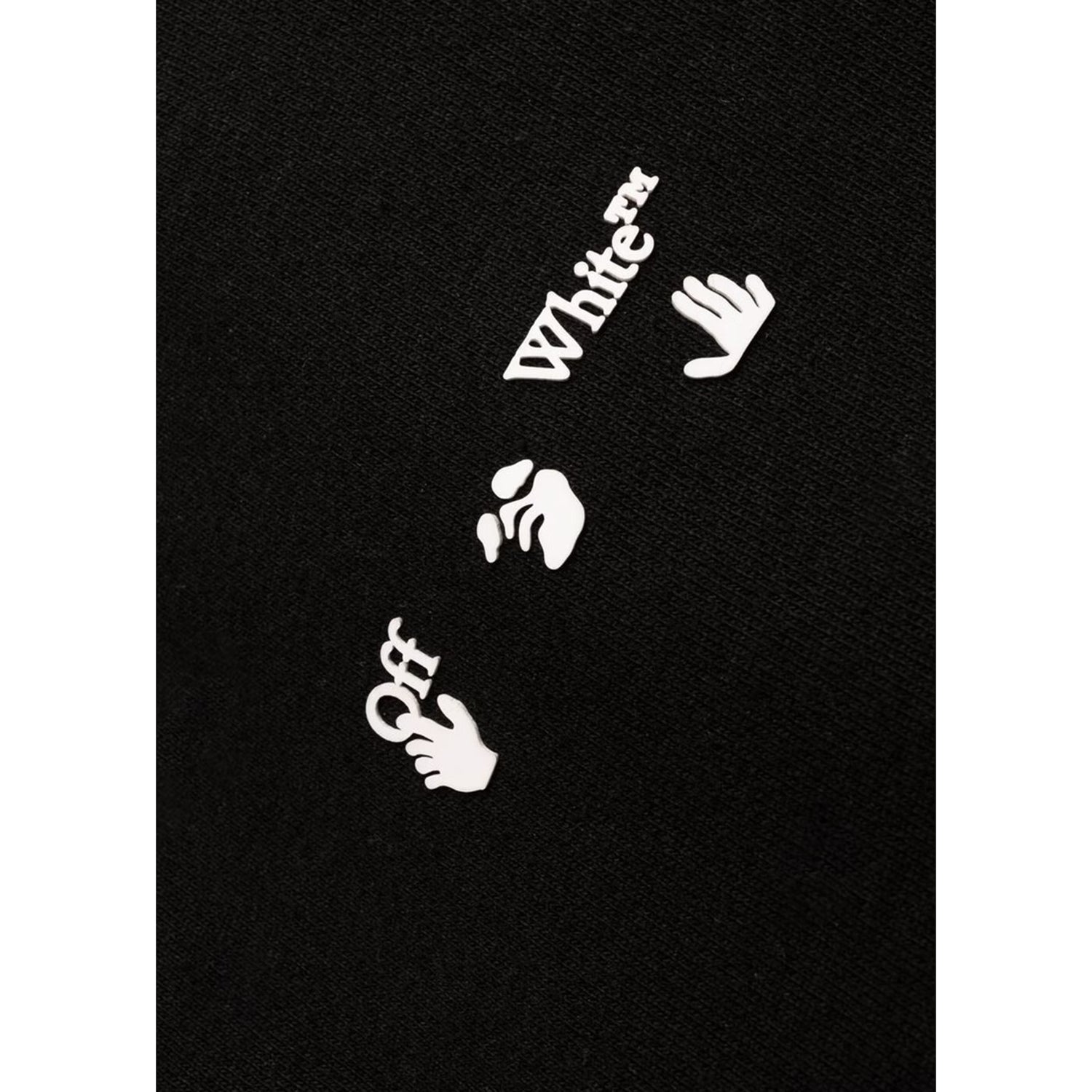 OFF-WHITE Womens Drowning Man Logo Sweatpants Black