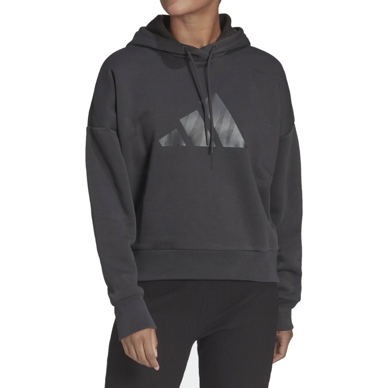 Adidas Sportswear Future Icons Feel Fierce Graphic Hoodie Womens Style : H67083
