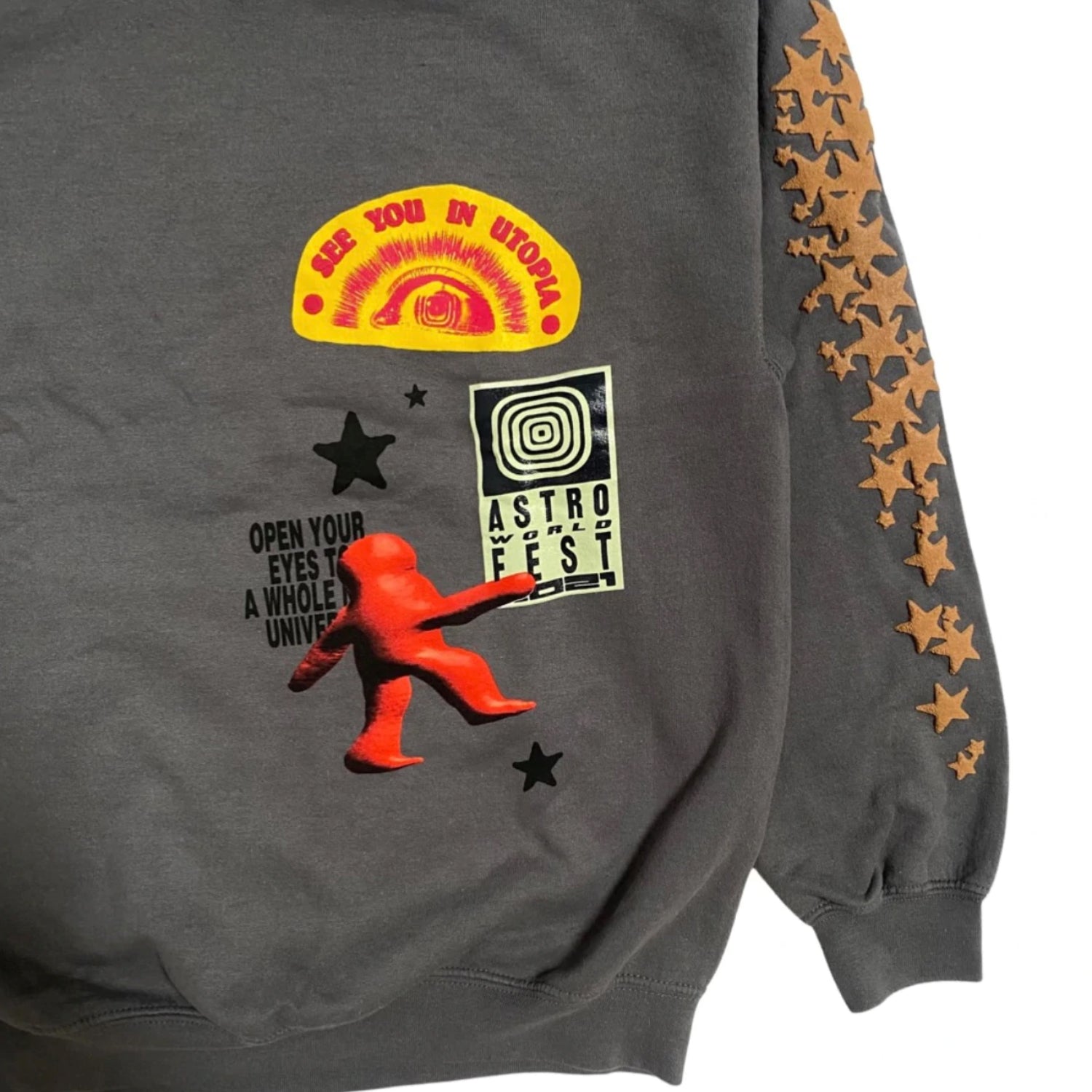 Travis Scott Astrofest 2021 Houston Crewneck Mens Style : Af21-cs20