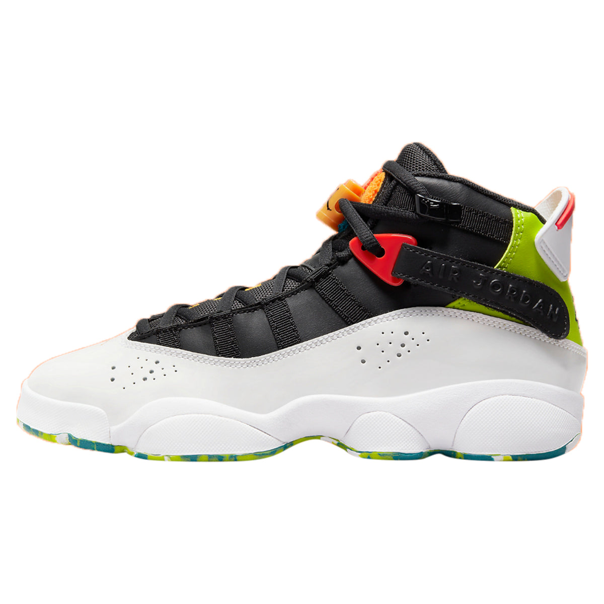 Jordan 6 Rings White Neon Green (GS)