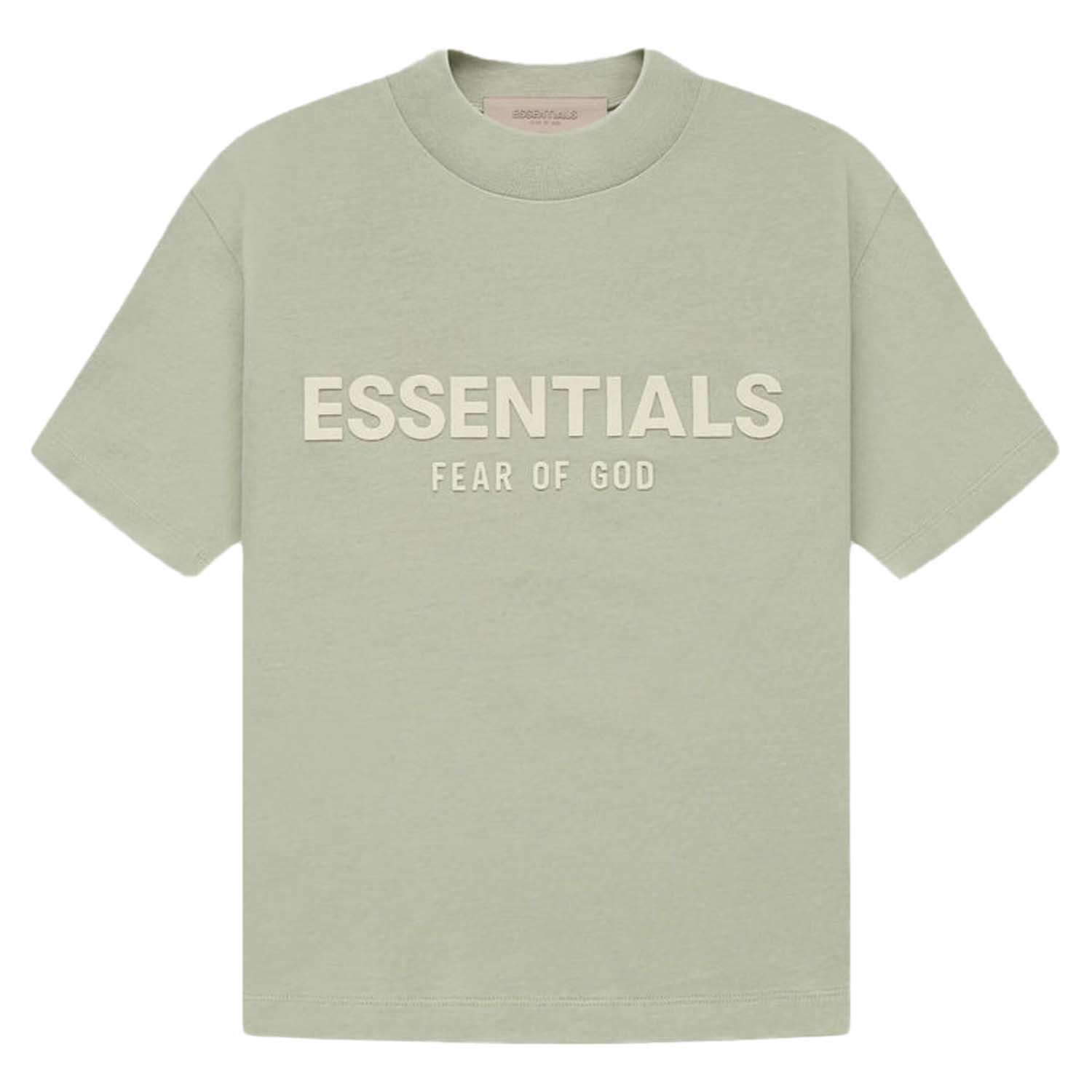 Essentials Fear Of God Kids Sea Foam T-shirt Little Kids Style : Fgkt8004