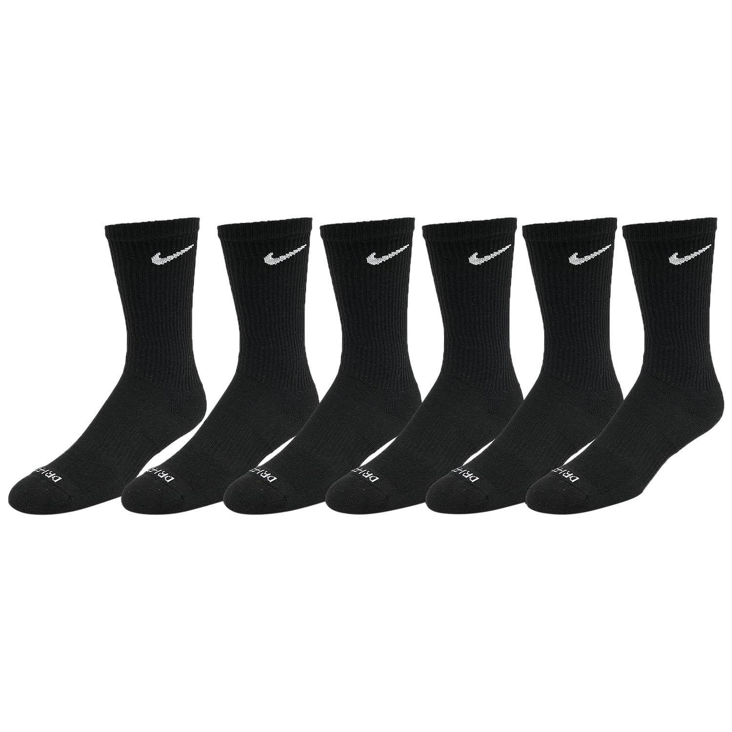 Nike Everyday Plus Cushioned Training Crew Socks 6 Pack Mens Style : Sx6897
