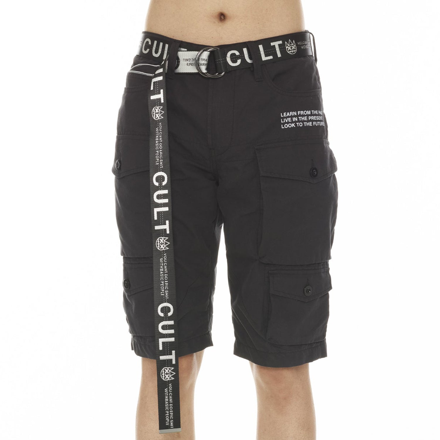 Cult Of Individuality Cargo Short Ridged With White Belt Mens Style : 622ac-cs08e