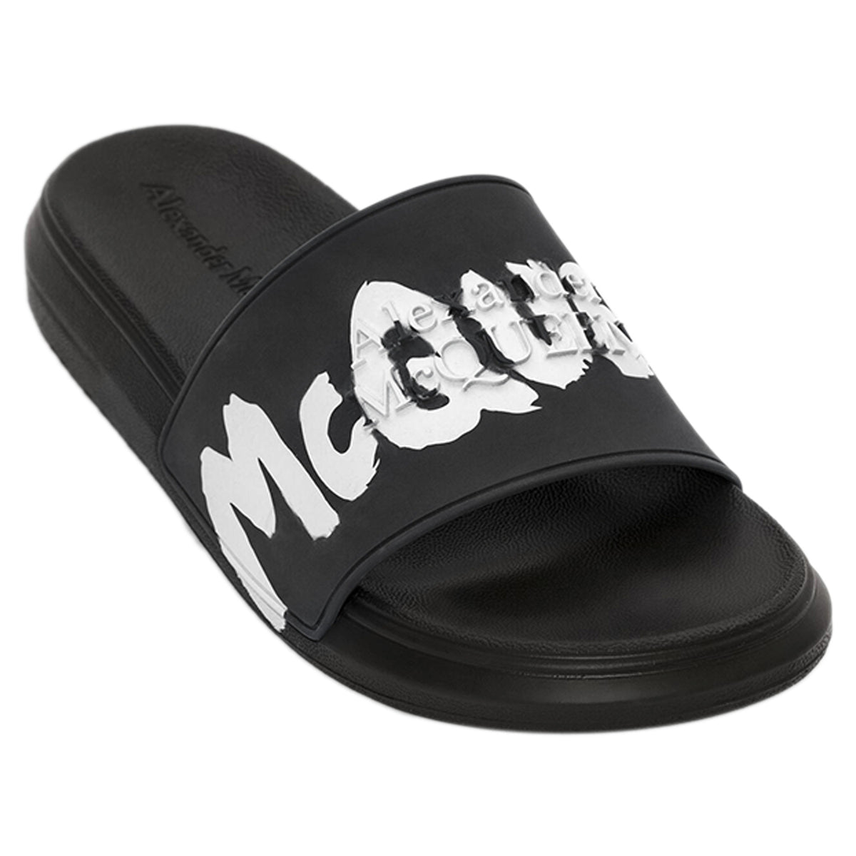 Alexander Mcqueen Slider Logo/graff.logo Print Mens Style : 682490w4qs3