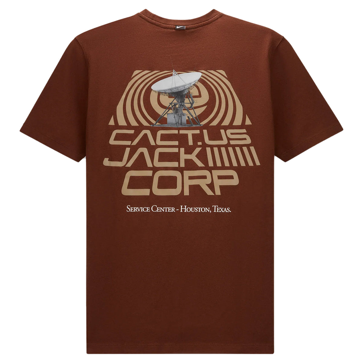 Travis Scott CACT.US CORP x Nike U NRG BH T-shirt Brown