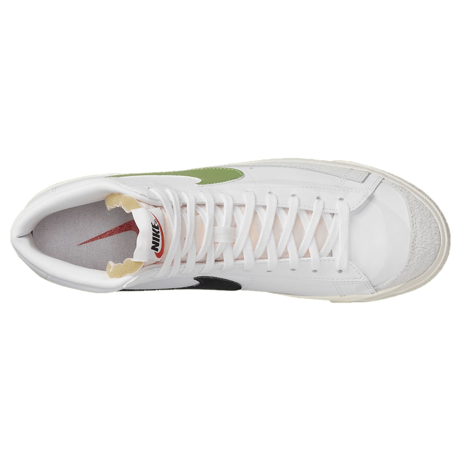 Nike Blazer Mid 77 Vintage Mismatched Swoosh Chlorophyll Black